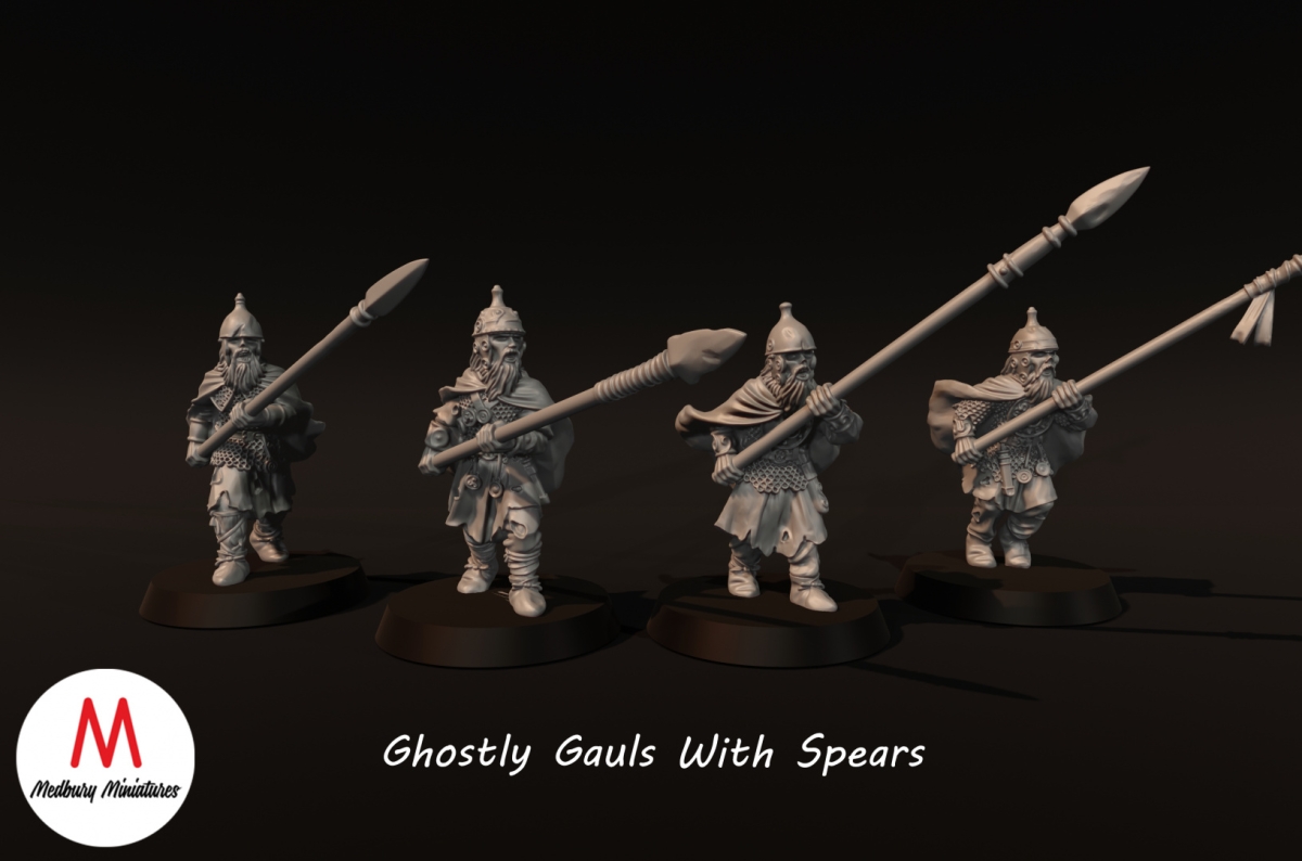 Ghostly Gauls mit Speeren